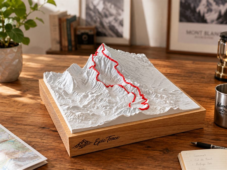 Le relief de votre trace GPX