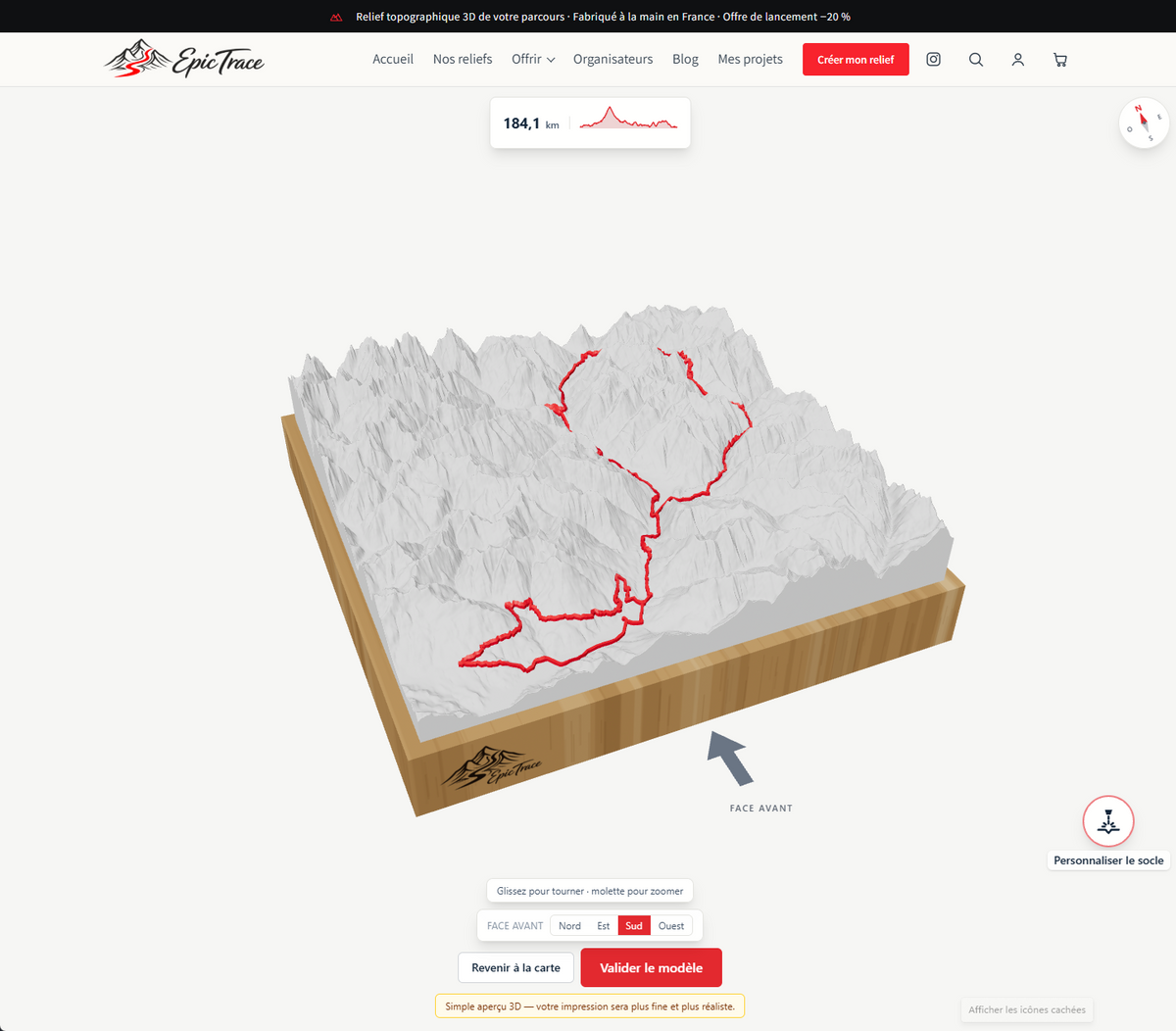 Créer votre relief pas à pas : le guide complet du configurateur