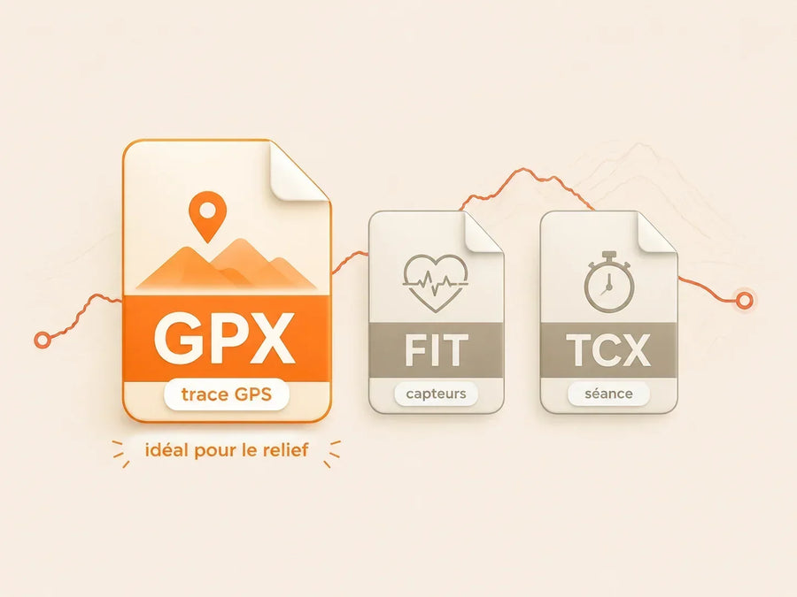 GPX, FIT ou TCX : quel fichier utiliser pour votre relief ?