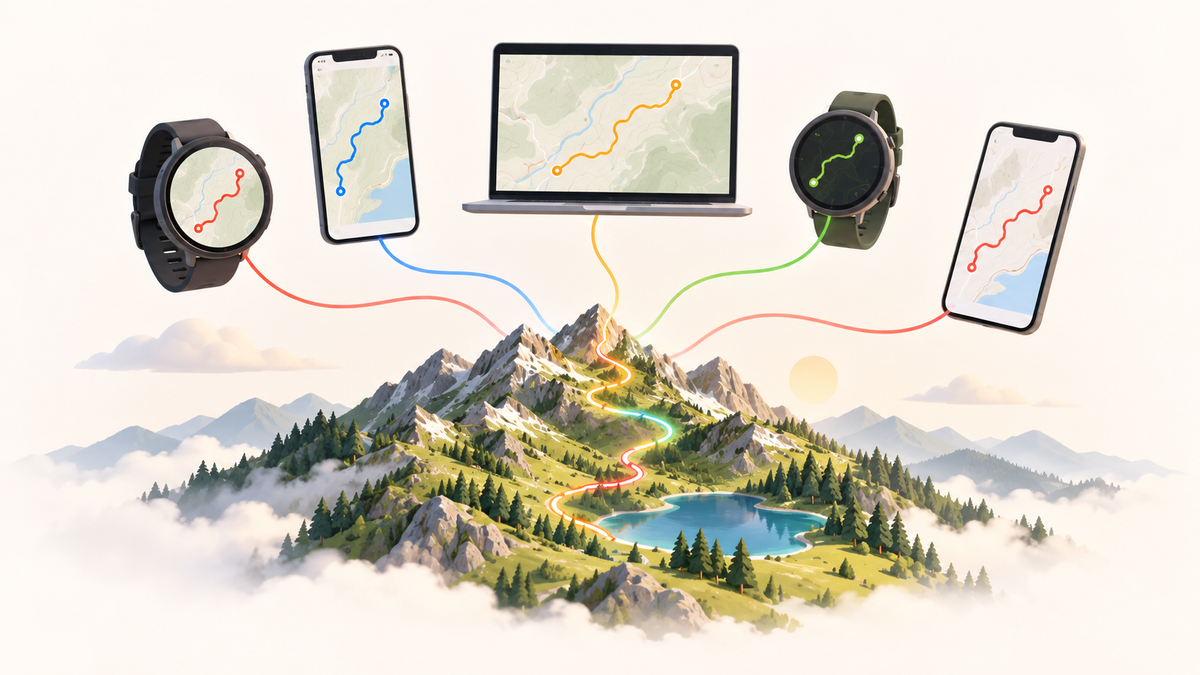 Coros, Suunto, Polar, Wahoo, Apple Watch : exporter la trace de votre montre pour un relief 3D
