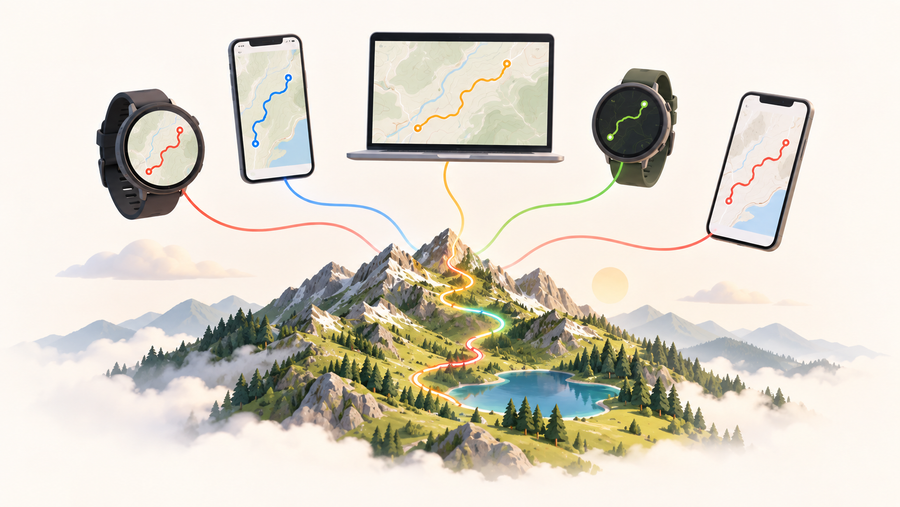 Coros, Suunto, Polar, Wahoo, Apple Watch : exporter la trace de votre montre pour un relief 3D