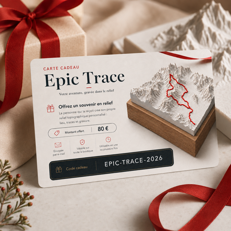 Carte cadeau Epic Trace